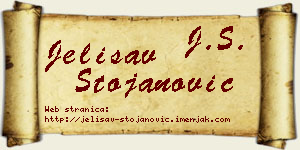 Jelisav Stojanović vizit kartica
